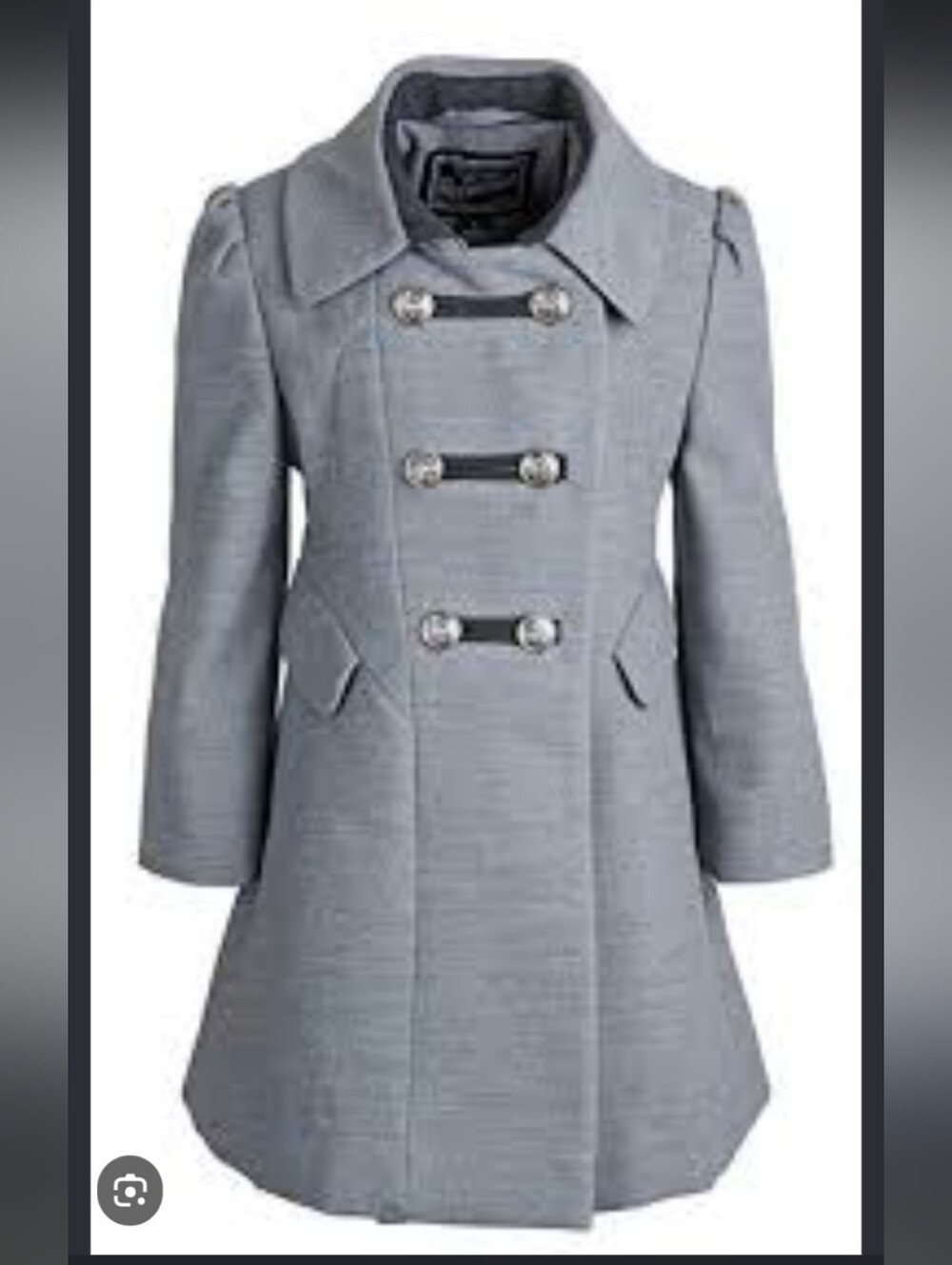 Rothschild Bandmaster Double Breasted Collared Swing Coat Size 4T EUC